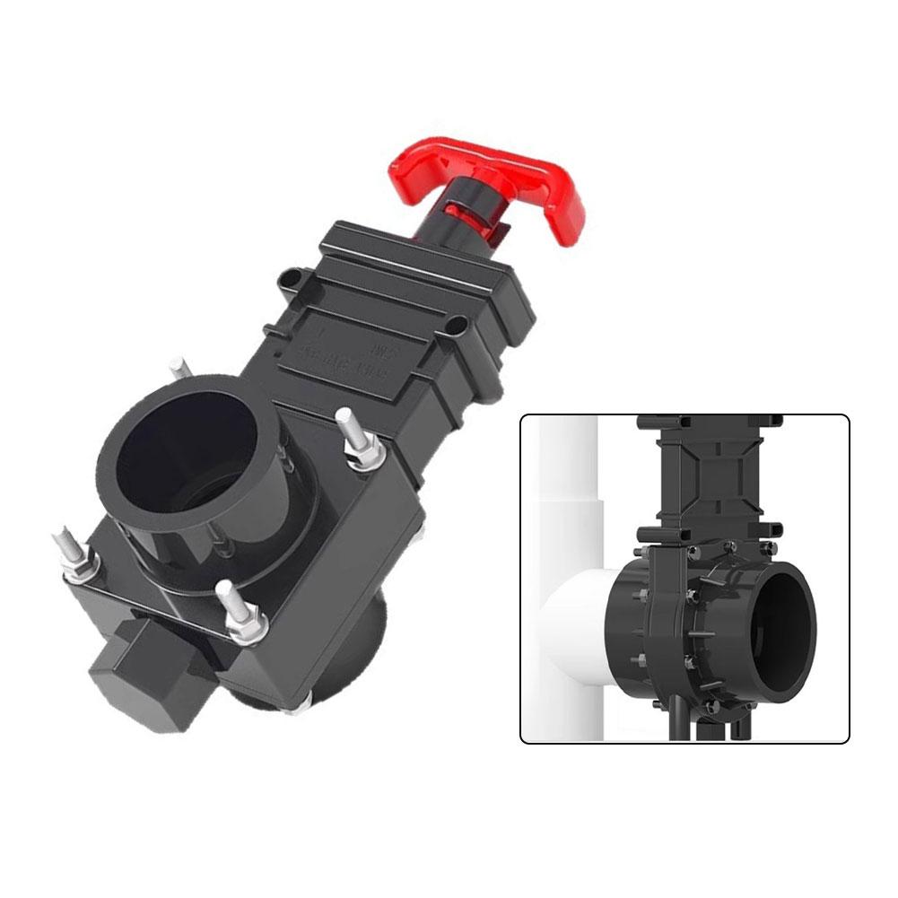 Leak-Proof RV Sewer Gate Valve Designed with Flow Control Handle and Pulltype Mechanism for Secure Drain Hose Shut Off
