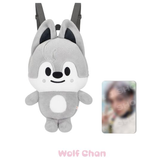 Предзаказ 6-го фанмитинга Stray Kids Stay in Our Little House Плюшевый рюкзак SKZOO