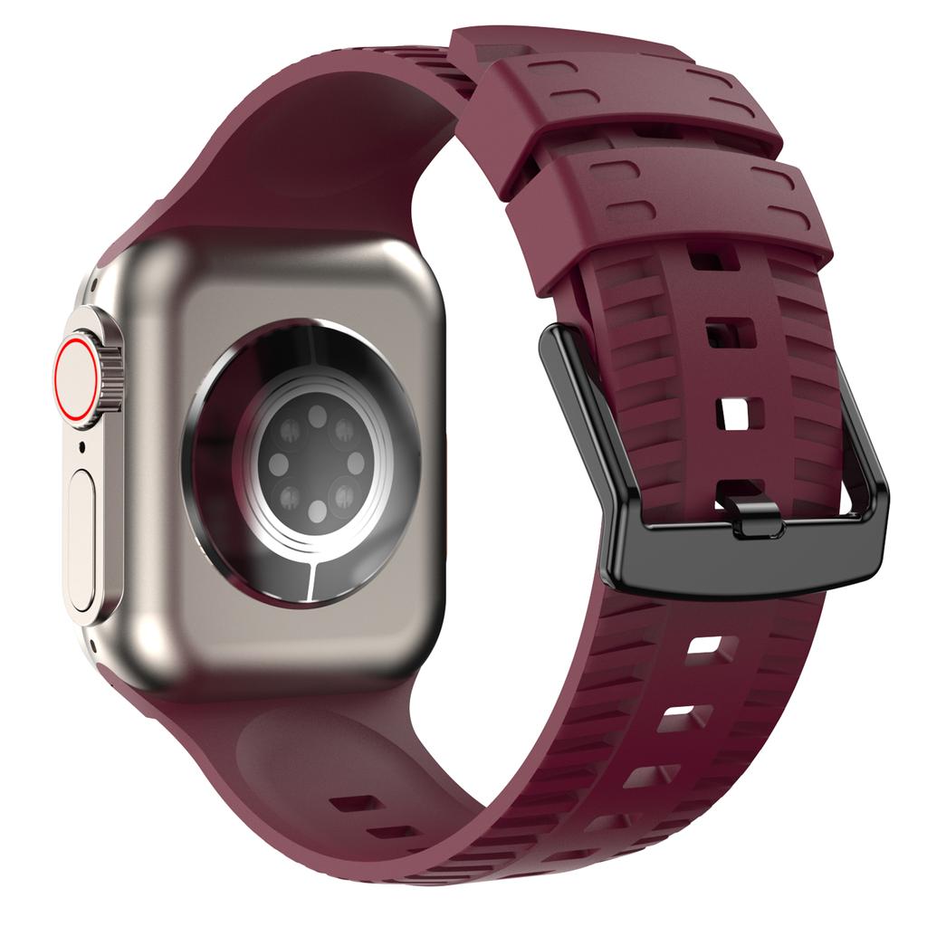 Ремешок с узором в виде шин для Apple Watch Ultra Band 49 мм, 44 мм, 45 мм, 41 мм, 42 мм, 38 мм, силиконовый браслет Correa IWatch Series 8 Se 7 6 5 4