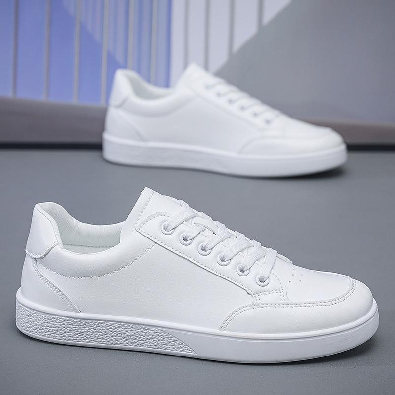 Мужская обувь Street Board Shoes Men Korean Version of The Student Men's White Shoes, Fashion Casual Shoes Tide Shoes