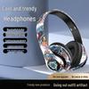 Bluetooth-наушники с креплением на голову для граффити: Светящиеся спортивные True Wireless наушники с супердолгим временем работы P35