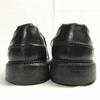 80s-90s? Vintage/MEZLAN Square Toe U-Tip Business Shoes Black size 8 Platinum Model Men's(USED)
