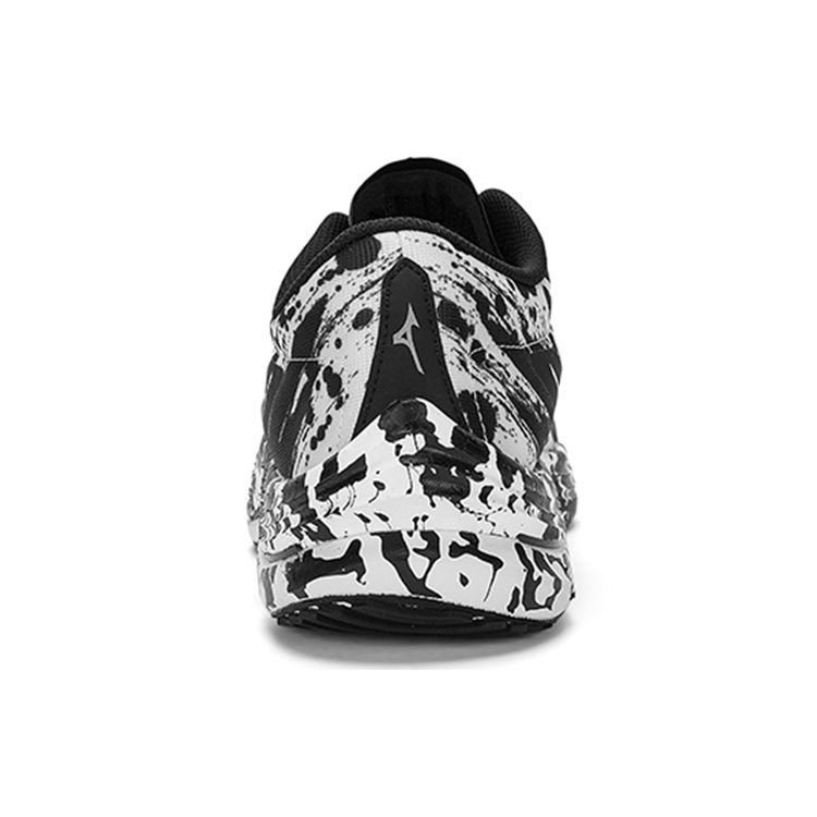 Mizuno Wave Rebellion Flash White Black Splatter Unisex Sneakers J1GC233604