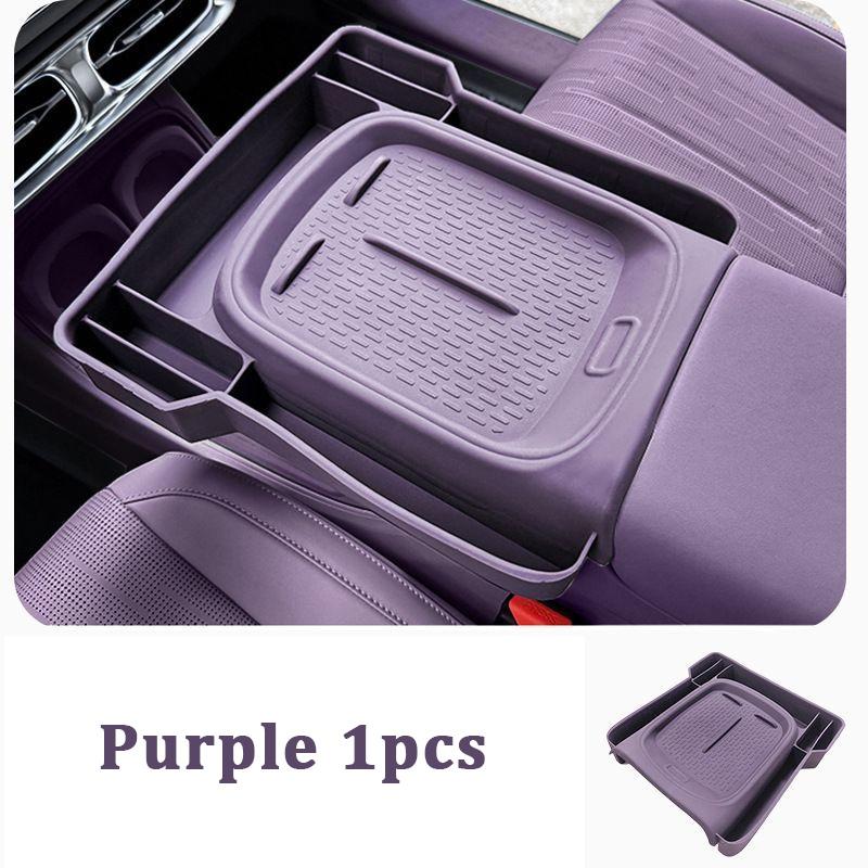Silicone Car Storage Box For Leapmotor B10 2025+ Wireless Charging Protection Case Control Panel Container Interior Accessories
