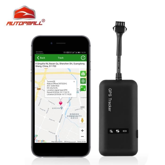 Couleur avec batte sans relais Mini localisateur GPS de Voiture, Coupure de Carburant TK110 GT02A, GSM, 12-36