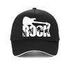 European Unisex ROCK Letter Baseball Cap Printing Guitar Lover Dad Hat Unisex and Women Cap Outdoor Sun Hat Snapback Hats