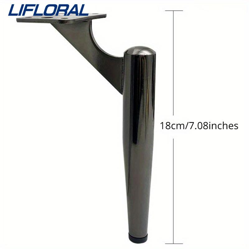 2 шт., 18 см, роскошные универсальные металлические ножки для дивана, скандинавский стол, диван, опора, ножки для ТВ-шкафа, золотые ножки для шкафа для ванной комнаты, прикроватные тумбочки