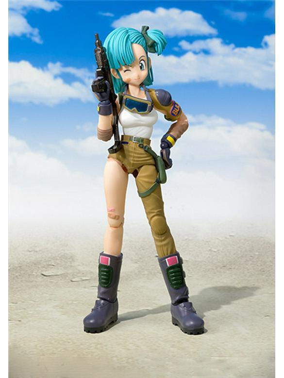Фигурка Dragon Ball Bulma - шарнирная офисная модель.