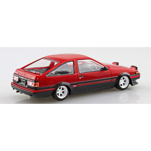 Aoshima Bunka Kyozai 1/32 Scale Rakupla Snap Kit No. 11CU-RB Toyota Sprinter Trueno Custom High Flash Two-Tone Pre-Colored Plastic Model Kit (Automobi