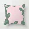 Office Chair Cushion Cover Creative Cartoon Cactus Print Pillow Cover Fashionable Luxury Home Decoration