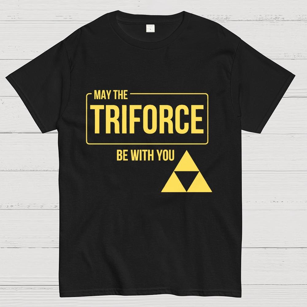 May the Triforce be with you Unisex 100% Cotton Summer Casual Cool Loose T-Shirt