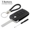 Прочный сменный корпус брелока с 3 кнопками для 207-407 Citroen C1-C4 с инструментами, брелок, отвертка