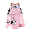 40oz Ice Cup Holder Thermal Bottle Holder Cup Bag Water Bottle Bag Customized Cup Holder Crossbody Cup Bag Pink