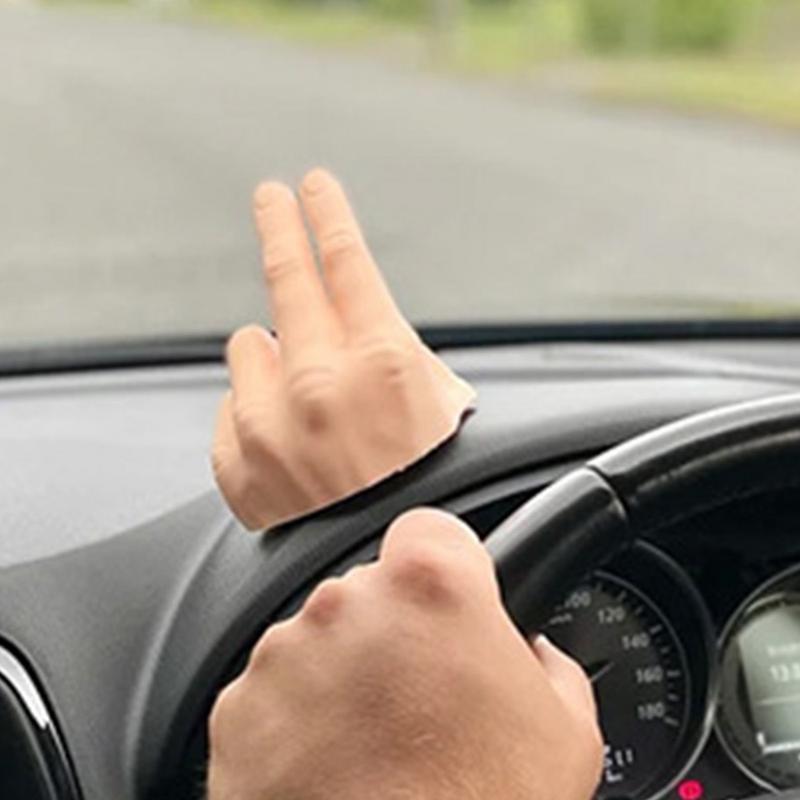Машущая Рука Украшение Приборной Панели Автомобиля Приветствие Двумя Пальцами Ленивый Махатель Гладиатор Чероки Напечатанная на 3D Принтере Рука Машущая Для Интерьера Авто