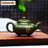 200ml High-end Yixing Purple Clay Teapots Famous Hand-carved Tea Pot Kettle Chinese Handmade Raw Ore Pea Green Mud Zisha Teaset