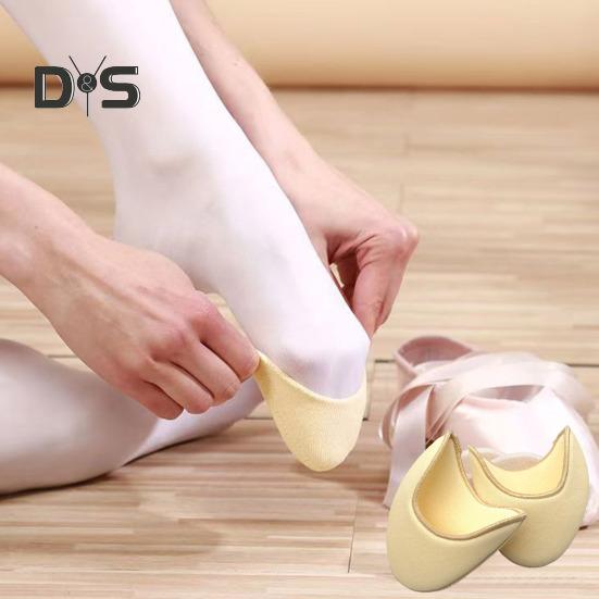 1 пара губчатых вставок для балетной обуви, снимающих давление на переднюю часть стопы, многоразовые моющиеся протекторы для пальцев ног для балета, танцев и повседневной носки