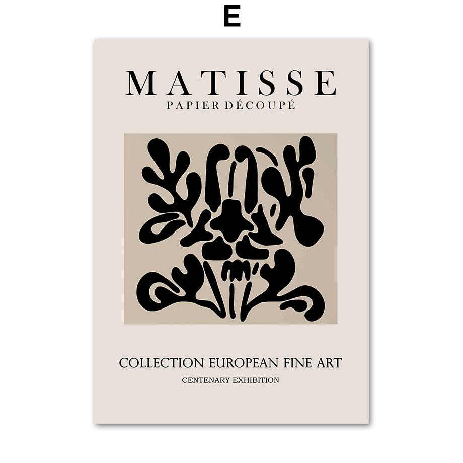 Абстрактный Матисс Пикассо Лицо Голубь Лист Скандинавские Постеры и Принты Живопись Настенное Искусство Холст Настенные Картины для Декора Гостиной