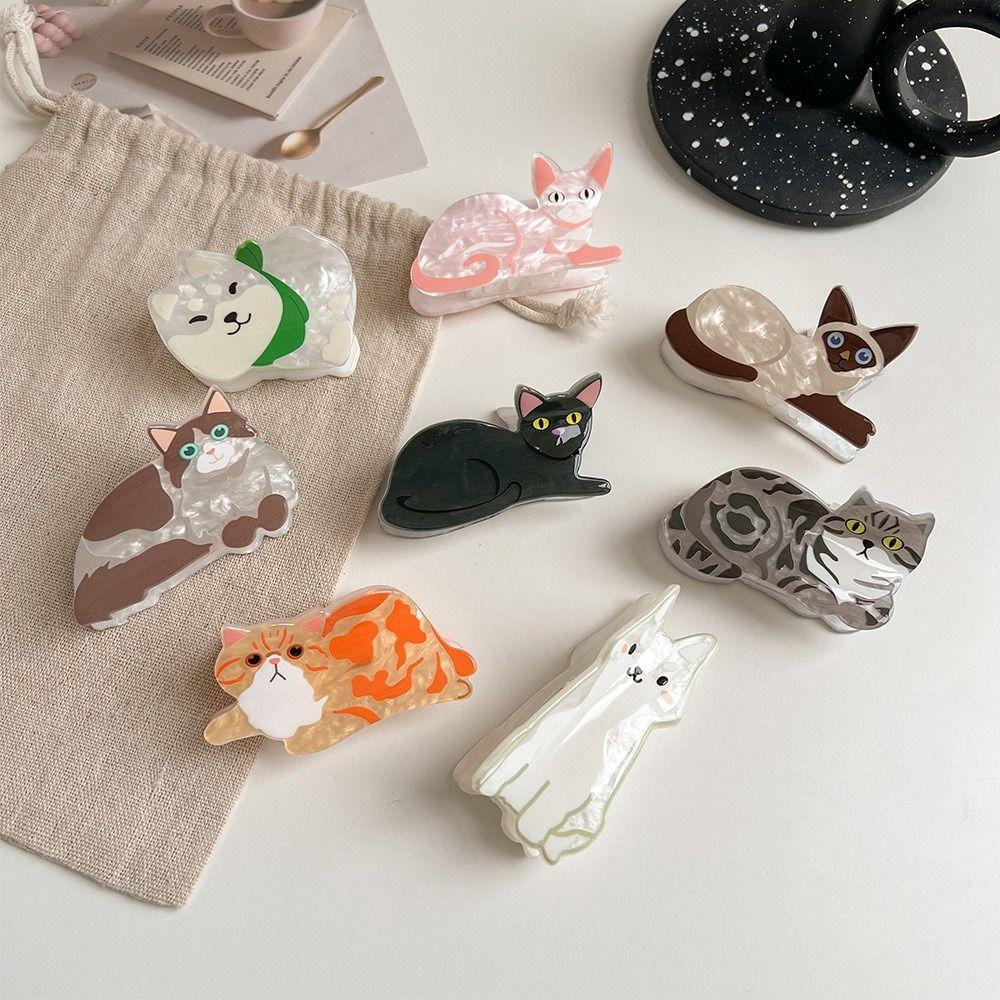 Cartoon Animal Dog Hair Claw Puppy Cat Hair Clip Fashion Girl
