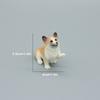 Симуляция Собака Корги Украшение Приборной Панели Автомобиля Милая Собака Украшение Приборной Панели Автомобиля Декоративная Фигурка Собаки из Смолы Декор для Дома и Офиса