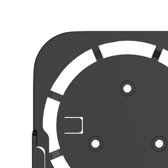 Set Top Box Holder Universal Wall Mount Media Player Stand Cradle for Apple TV 4K/HD-compatible/2nd 3rd 4th 5th 6th Gen