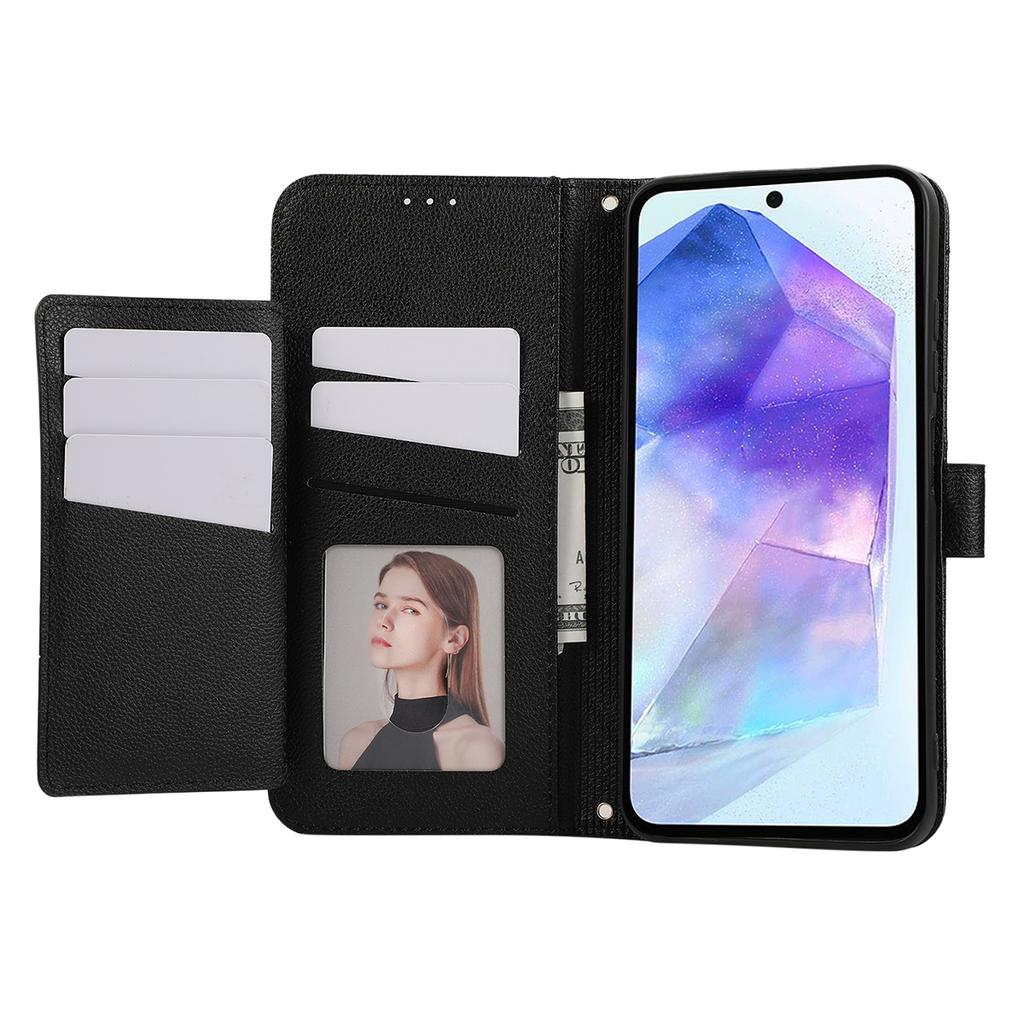 For Samsung Galaxy A15 5G/4G Leather Phone Case with Card Holder,Wallet,Straps Protective Flip Cover