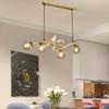 Nordic 12W Bird Chandelier E27 Трехцветный затемняющий обеденный стол Подвесной светильник Светодиодные светильники для украшения ресторана Внутреннее освещение