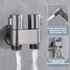 Насадка для душа для унитаза, биде, двойной выпускной угловой клапан, аксессуары для ванной комнаты, сиденье для унитаза, набор для унитаза, биде