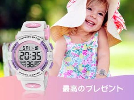 Детские спортивные водонепроницаемые водонепроницаемые 50 светодиодов День поступления в школу День рождения Инструкция по эксплуатации в комплекте Детские часы, цифровые, для девочек