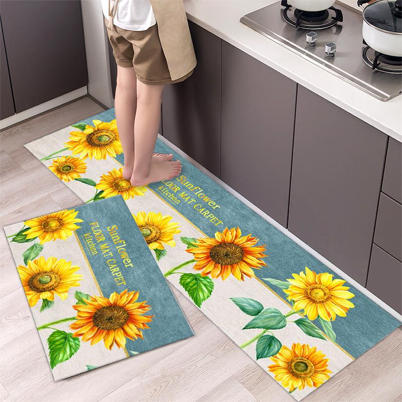 Коврик для кухни Мягкий утолщенный коврик для пола для кухни Водонепроницаемый нескользящий коврик для пола Ковровая дорожка
