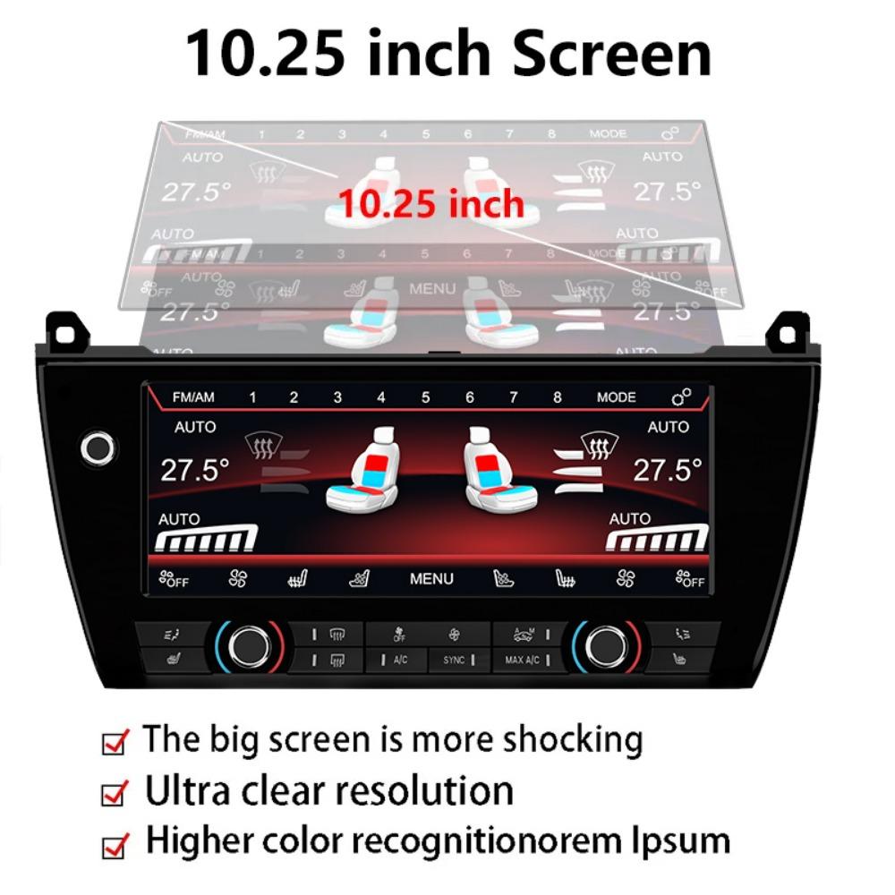 10.25'' Air Conditioning Climate Control Screen For BMW 5 Series 2011 2012 2013 2014-2017 AC Panel Touch Board LCD Digital