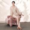 New 22 mm heavyweight 100% mulberry silk high-end luxury sleepwear for women's silk nightgown single robe