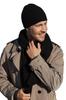 Franko Men' Wool Cap - Black, Striped | Kameo