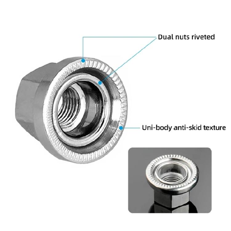 Track Nut Sizes Metric9/10/3/8-26tpi For Dead-flying Front/rear Hubs Bike Part