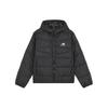 New Balance Casual Down Jacket Down Jackets Men's Black Hooded Moderate Quilted Down Jacket (Unisex) Down Jackets AMJ13338 BK