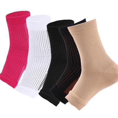 S-2XL Мужские компрессионные спортивные носки Foot Angel против усталости для улицы, комплект, дышащий рукав, бандаж, поддерживающий носок