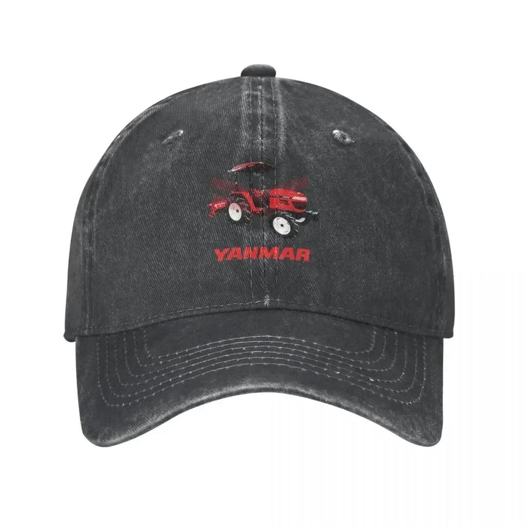Yanmar Tractor Cap Cowboy Hats sun Caps Adjustable trucker hat Hat Women Unisexs