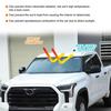 Черная автомобильная солнцезащитная шторка на лобовое стекло для Toyota Tundra/Sequoia +
