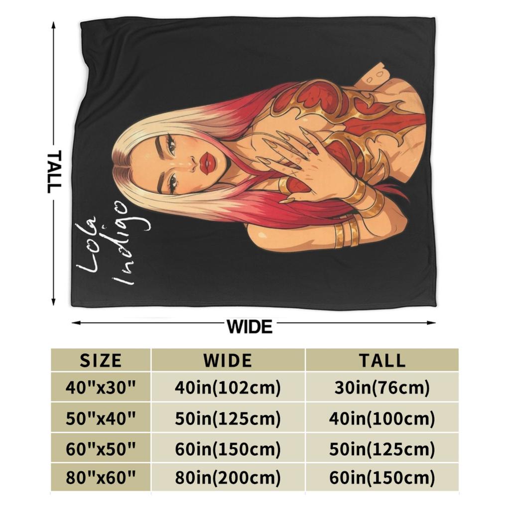 Warm Soft BlanketKids Adult Airplane Travel L-Lolas Indigos Cartoon Art Throw Blanket Flannel Bedspread For Home Decor Bed Cover
