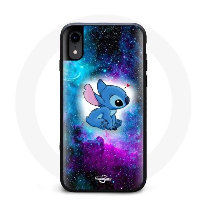 Coque - Maniacase - Iphone X - Stitch Ohana - Souple - Coloré
