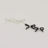 BEFORE MOONRISE [Silver 925] Ribbon Onyx Earrings SE229