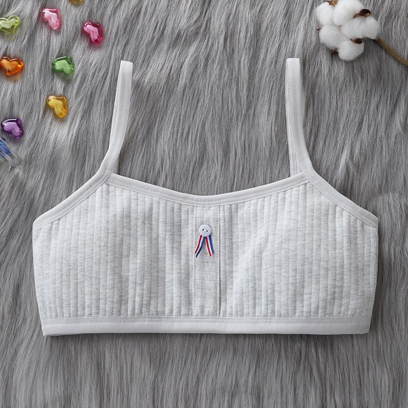 4 шт./лот, бюстгальтер для девочек-подростков, хлопковые бюстгальтеры для девочек с пряжкой сзади, дизайнерские тренировочные бюстгальтеры для девочек-подростков, дышащее детское нижнее белье для девочек