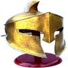 Brown Antique Medieval Greek Spartan Armor Helmet 300 Rise of Empire Movie Helmet LARP Roman