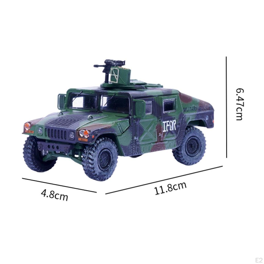 1:72 Alloy Educational Toy Armored Truck for Keepsake Gift Table Scene