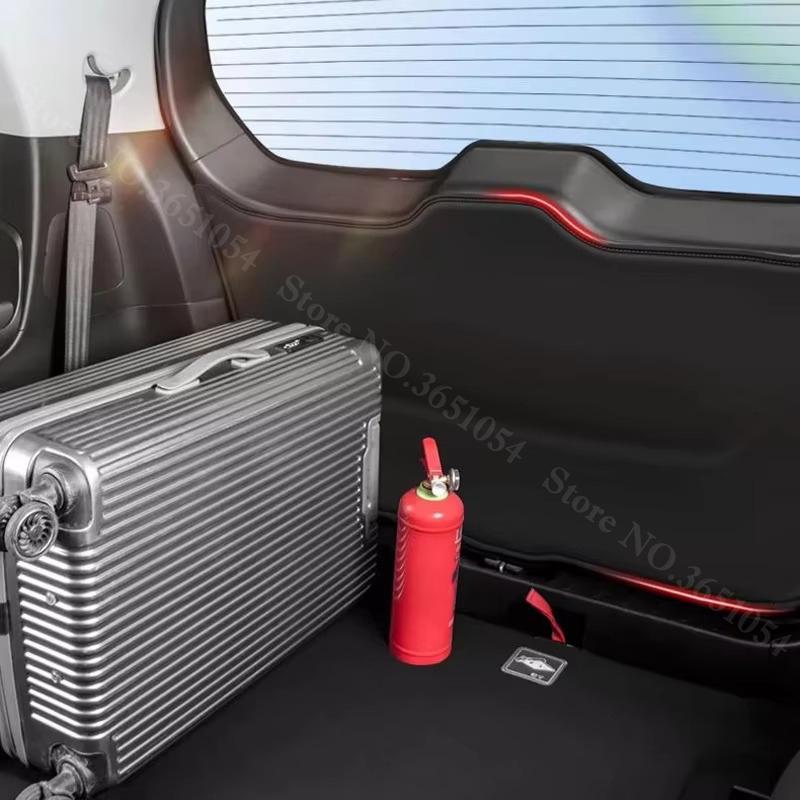 Для GAC Trumpchi M8 GM8 M6 GM6 M6Pro Защитный коврик для крышки багажника автомобиля Защитная накладка на задний багажник Кожаная декоративная накладка от пинков
