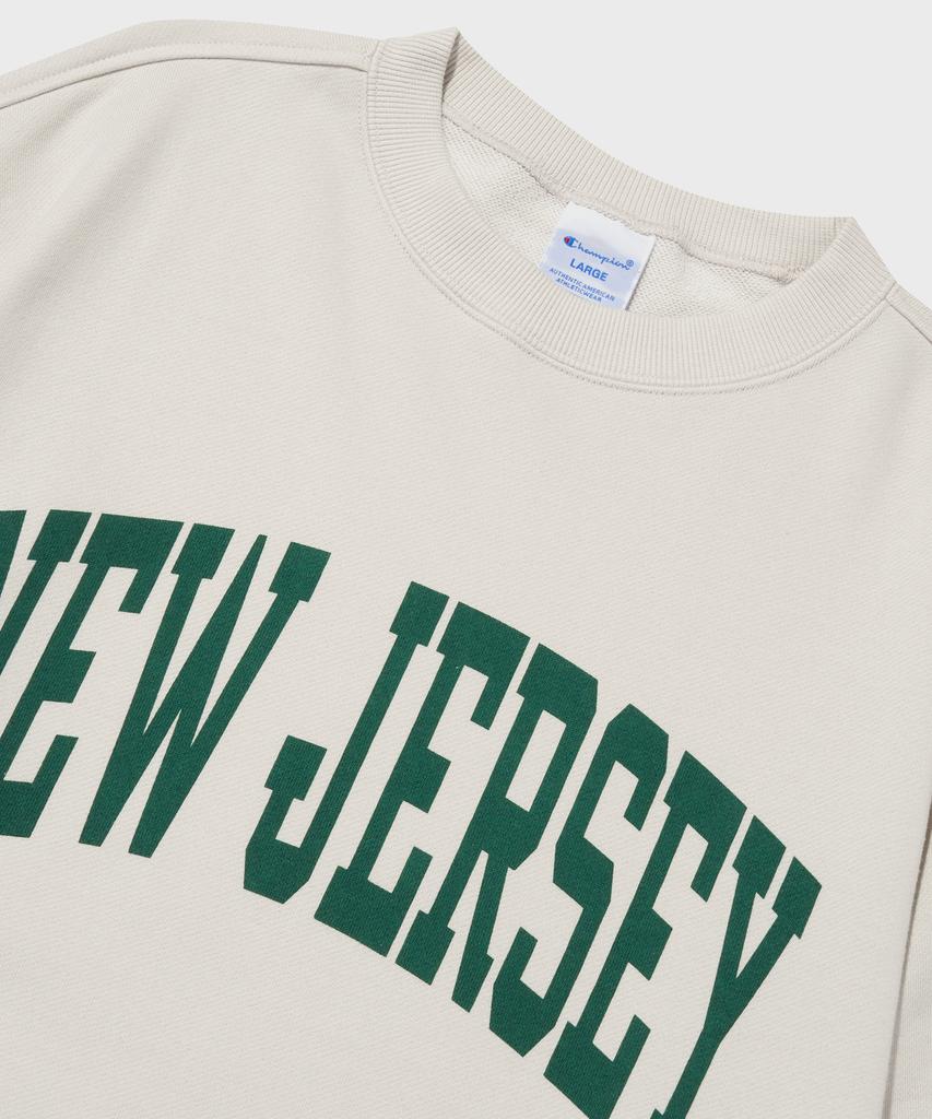 Champion Свитшот с круглым вырезом New Jersey Cvc Бежевый