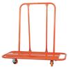 Panel Trolley for Plasterboard with 1000 kg Load Capacity, Drywall Transport Cart with Wheels, Robust Panel Transporter & Trolley for Panels, orange