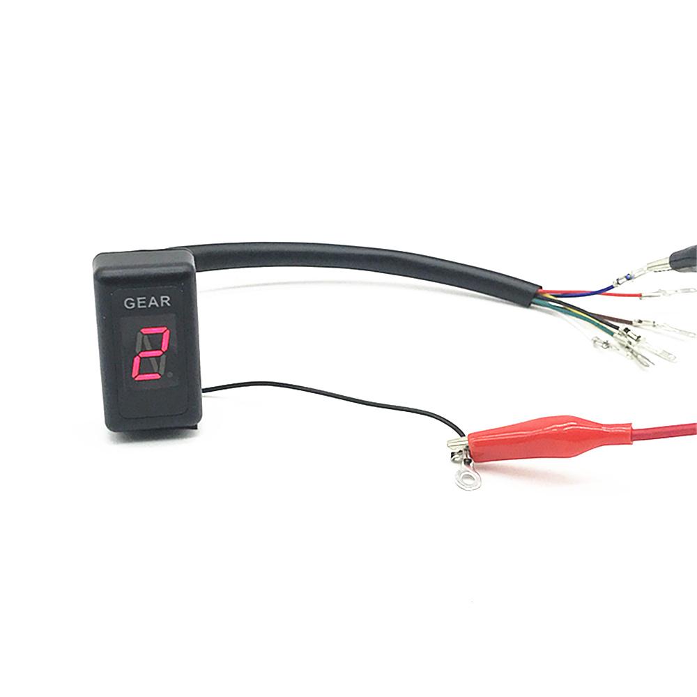 New Style 6 Speed Universal Motorcycle Digital Display Led Motocross Off-Road Moto Light Neutral Gear Indicator Monitor