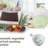 Space Saving Automatic Fruit Washer Efficient Water Reuse Vegetable Washer  Kitchen Washing Tool