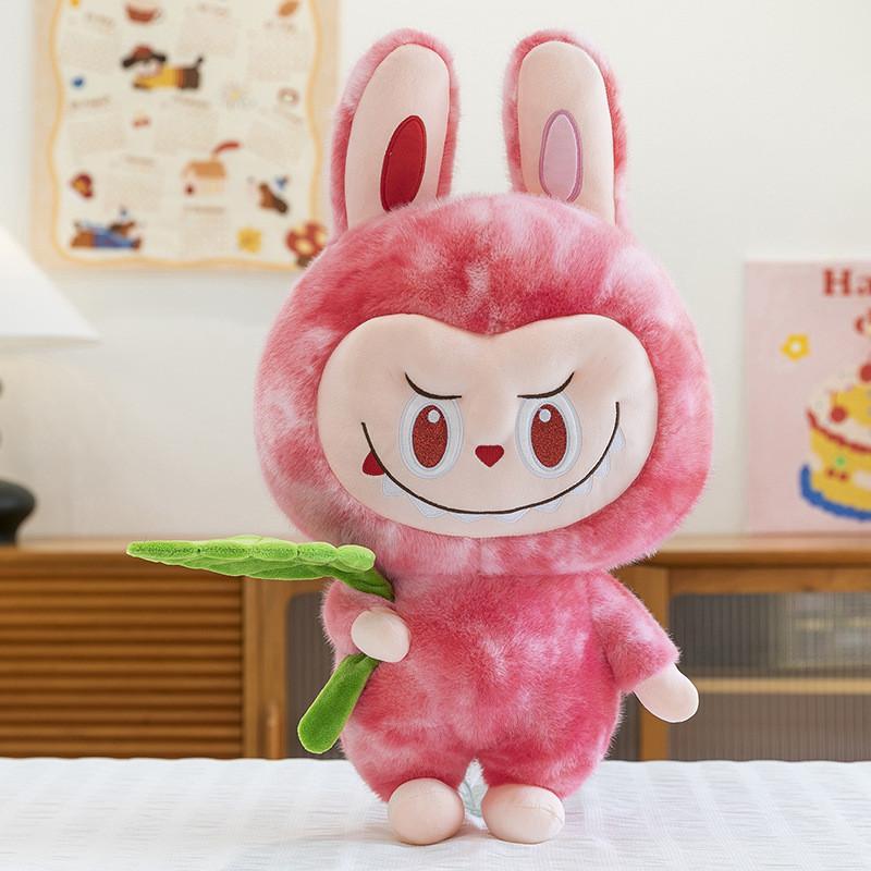 Plush Toy Labubu With Pp Cotton Filling For Childrens Birthday Gift