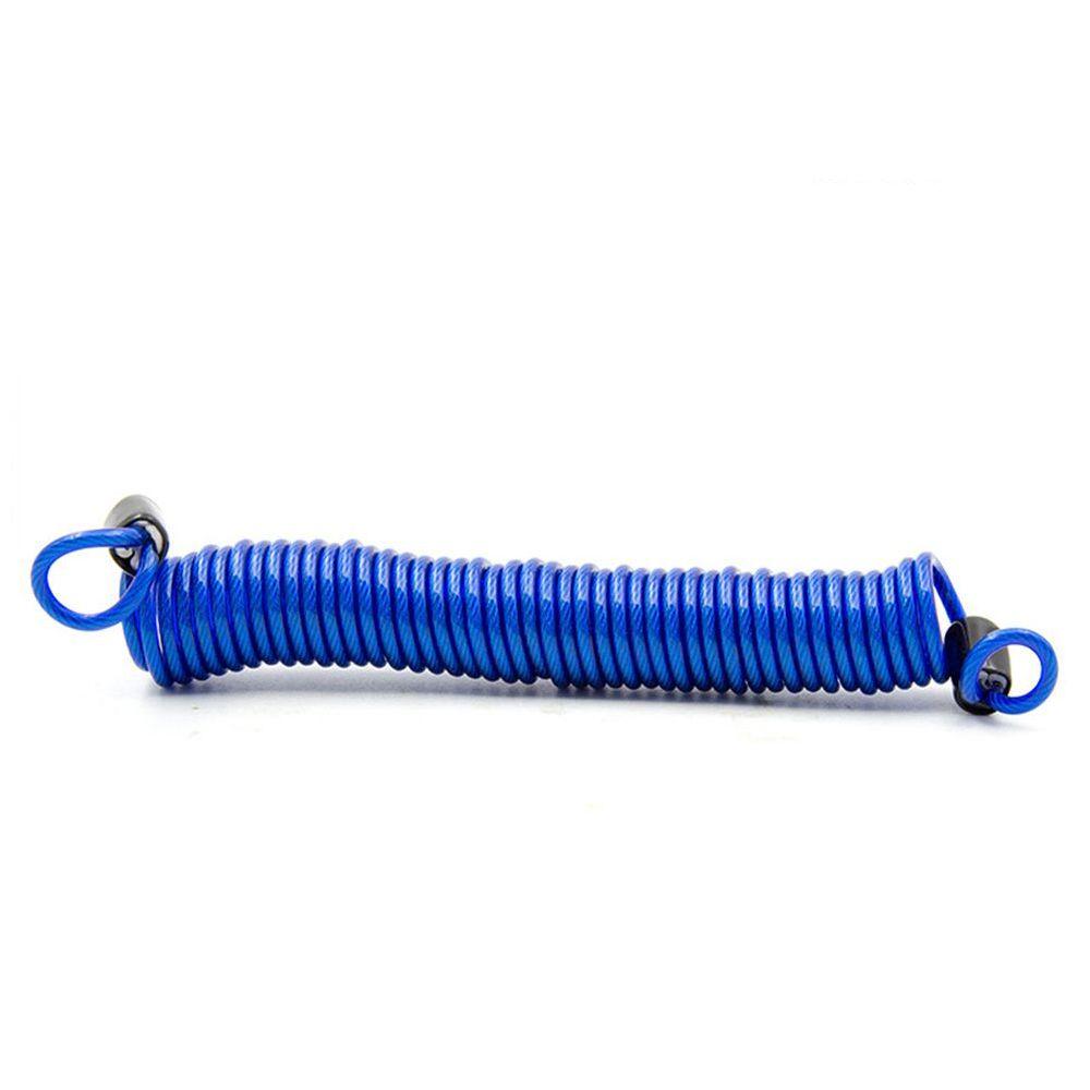 Disc Brake Security Reminder Bicycle Lock Rope Bold Spring Cable Motorcycle Alarm Helmet Wire